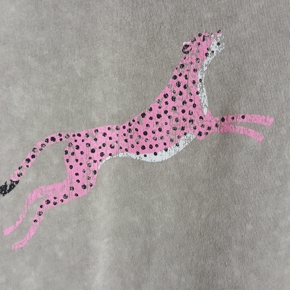 Zutter Tee Pink Leopard Size Small - Picture 3 of 6